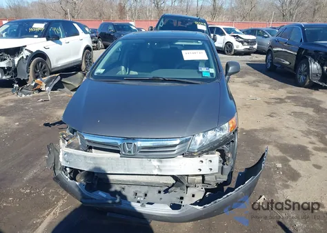 2012 Honda Civic Ex-L z USA, uszkodzony, nr VIN 2HGFB2F99CH523735
